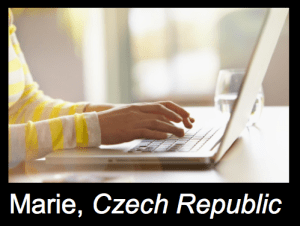 "Woman typing on her laptop." Oil Kellet, Riser. 2013.